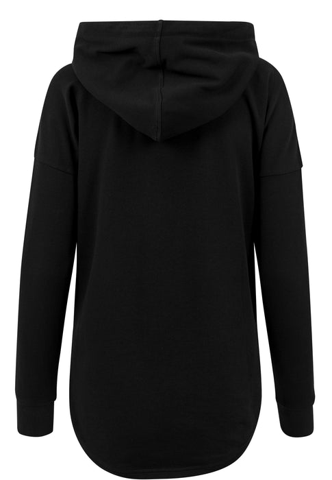 Women's Oversized Cotton Hoodie with Fringes