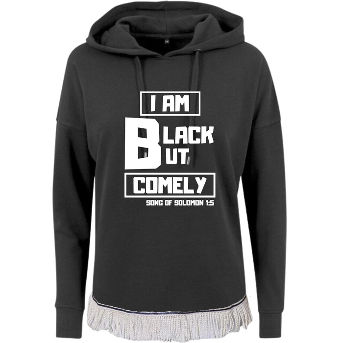 Black But Comely Women's Oversized Cotton Hoodie