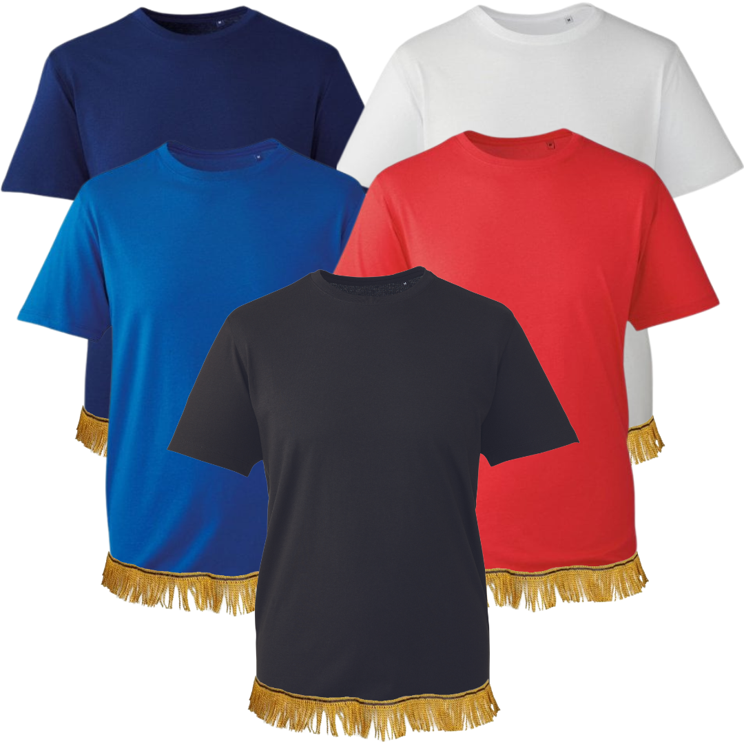 Men's Fringed T-Shirts Bundle (Size 3XL-5XL)