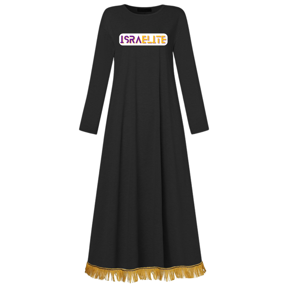 IsraElite Scuba Maxi Dress with Pockets