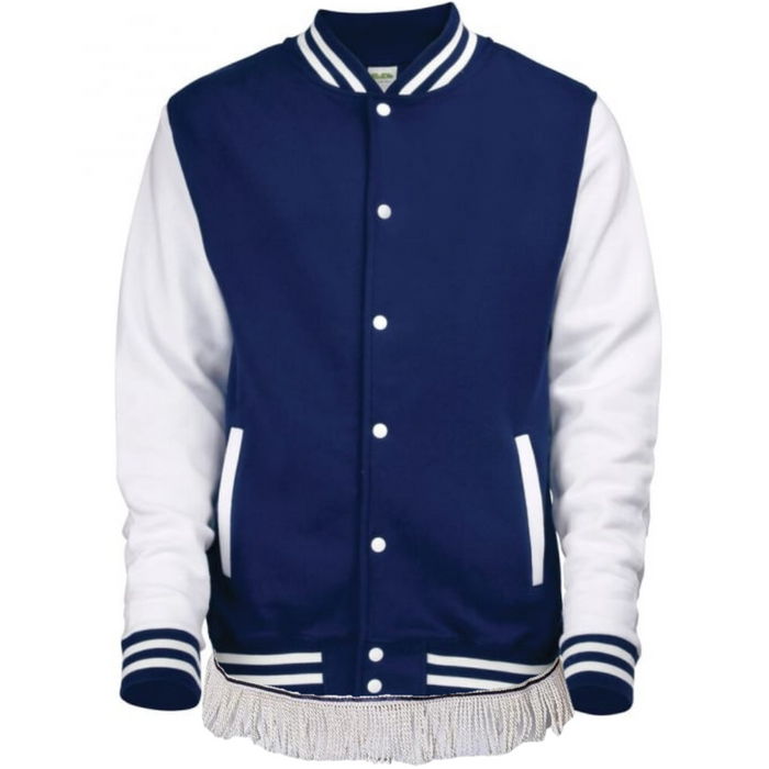Men's Varsity Jacket with Fringes
