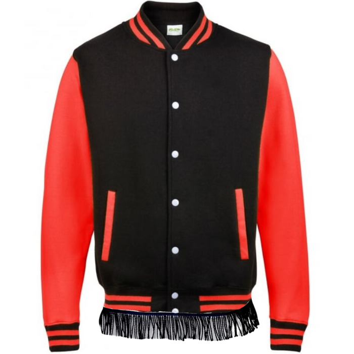 Men's Varsity Jacket with Fringes