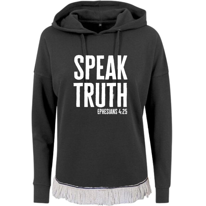 Speak Truth Women's Oversized Cotton Hoodie