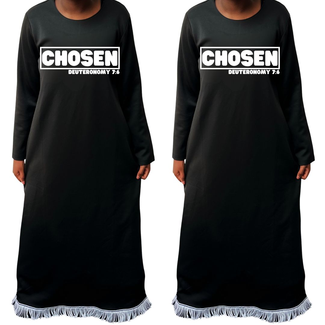 CHOSEN Scuba Maxi Dress with Pockets