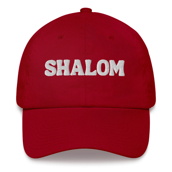 SHALOM Embroidered Dad Hat