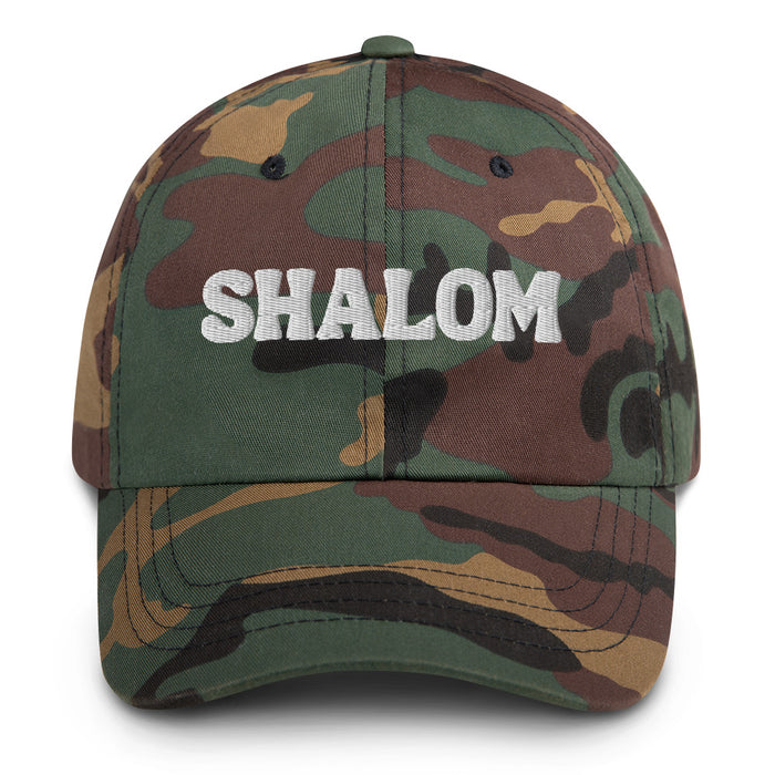 SHALOM Embroidered Dad Hat