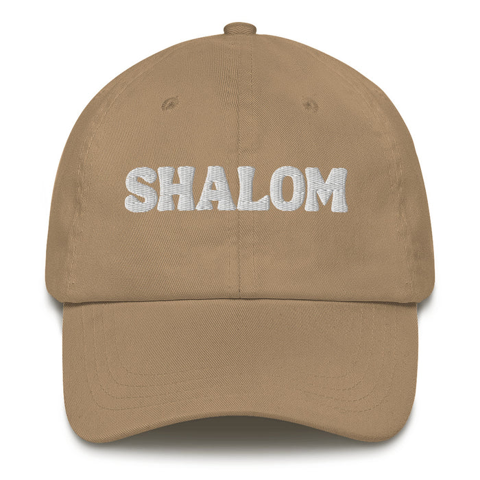 SHALOM Embroidered Dad Hat