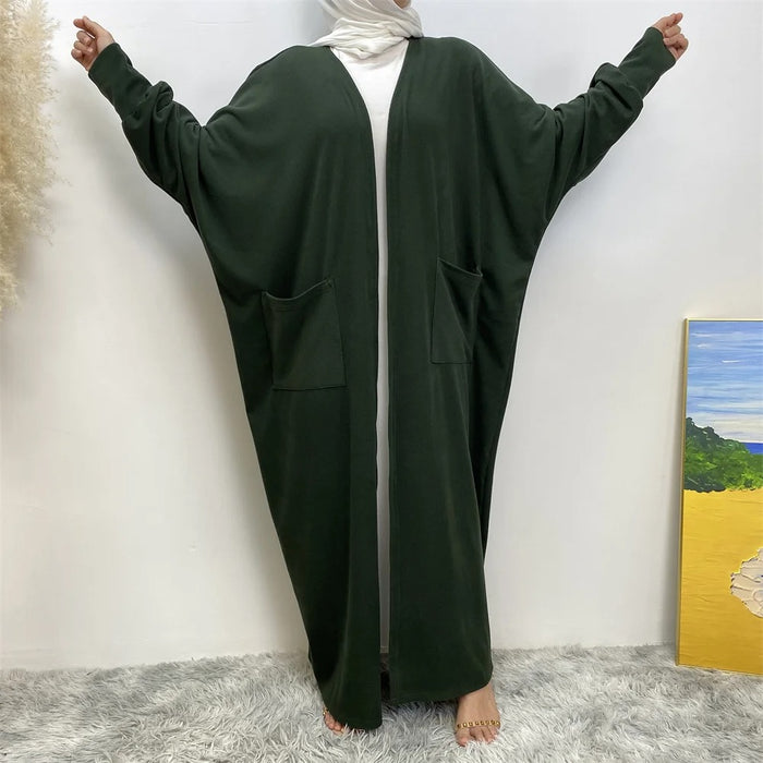 Butterfly Maxi Cardigan w/ Front Pockets