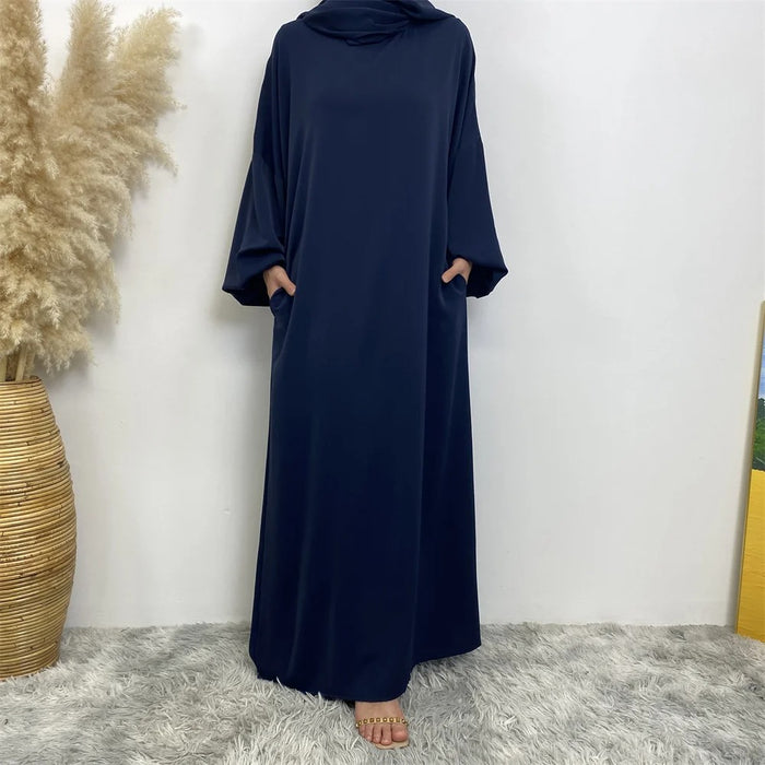 The Ultimate Maxi Dress (w/ Attached Scarf & Pockets)