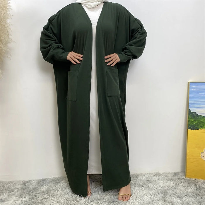 Butterfly Maxi Cardigan w/ Front Pockets