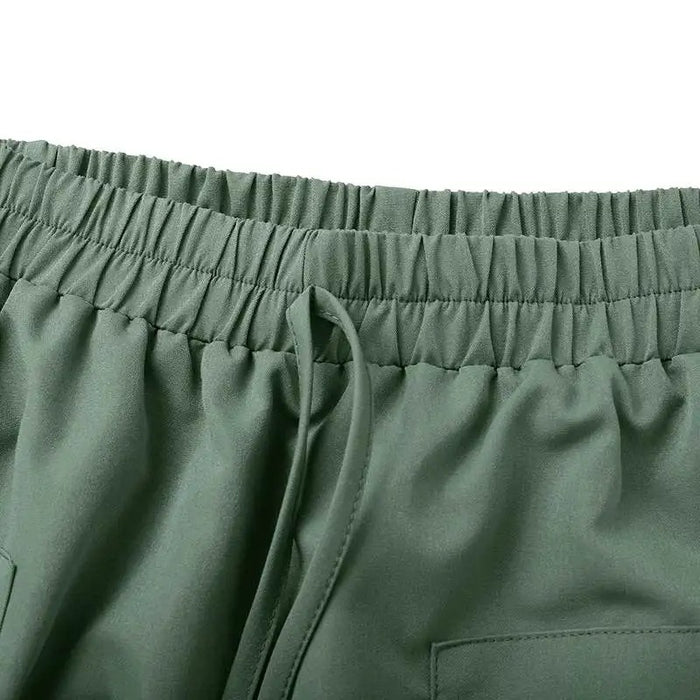 Cargo Midi Skirt with Pockets