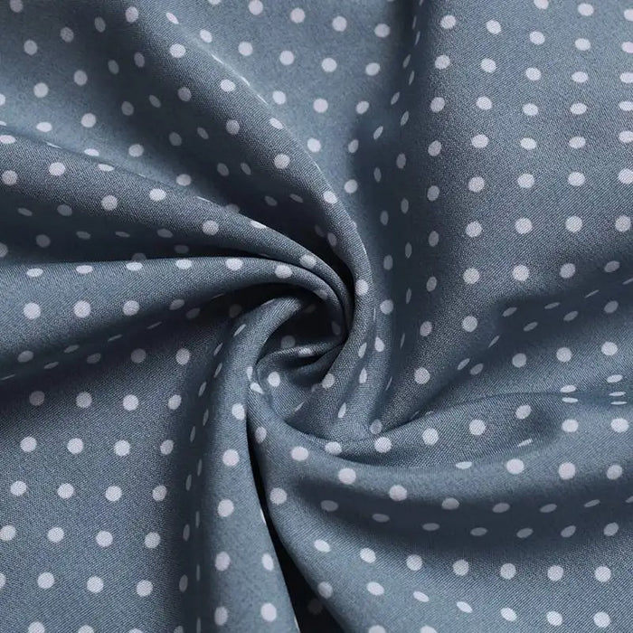 Ruffled Hem Polka Dot Maxi Dress