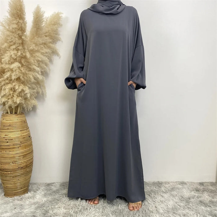The Ultimate Maxi Dress (w/ Attached Scarf & Pockets)