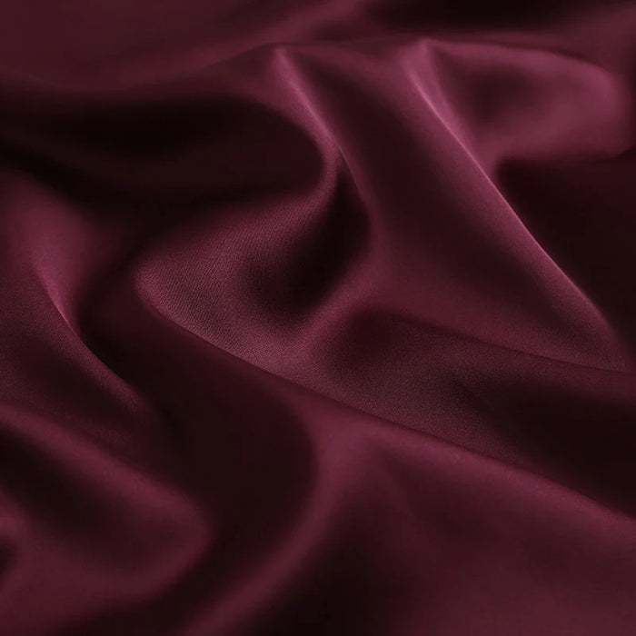Satin Puff Sleeve Belted Maxi Dress