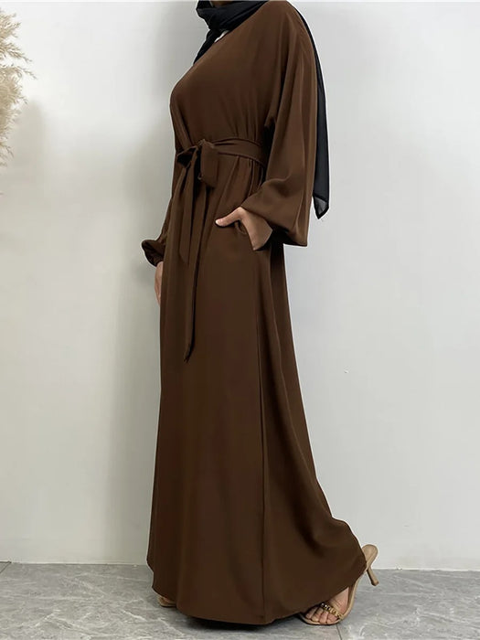 Everyday Maxi Dress w/ Elasticated Cuffs