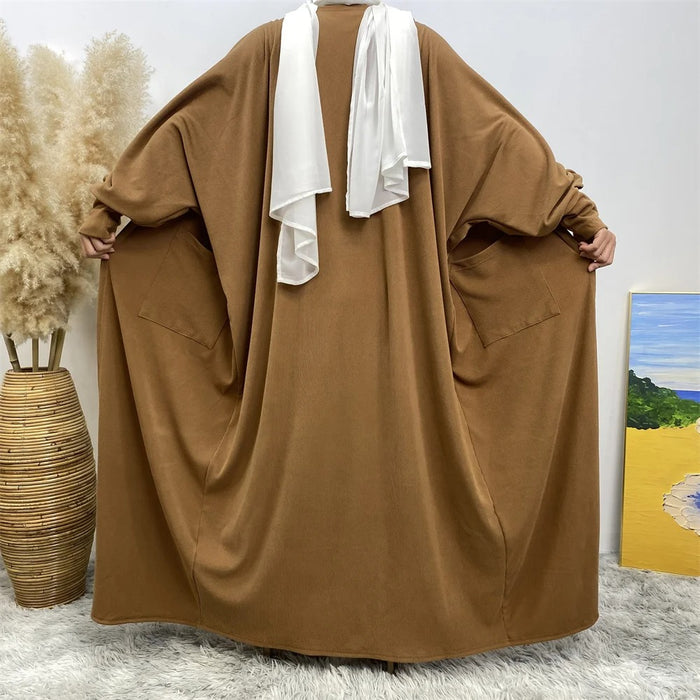 Butterfly Maxi Cardigan w/ Front Pockets