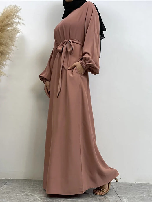 Everyday Maxi Dress w/ Elasticated Cuffs