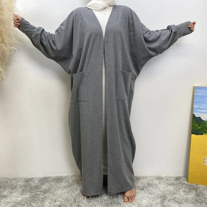 Butterfly Maxi Cardigan w/ Front Pockets