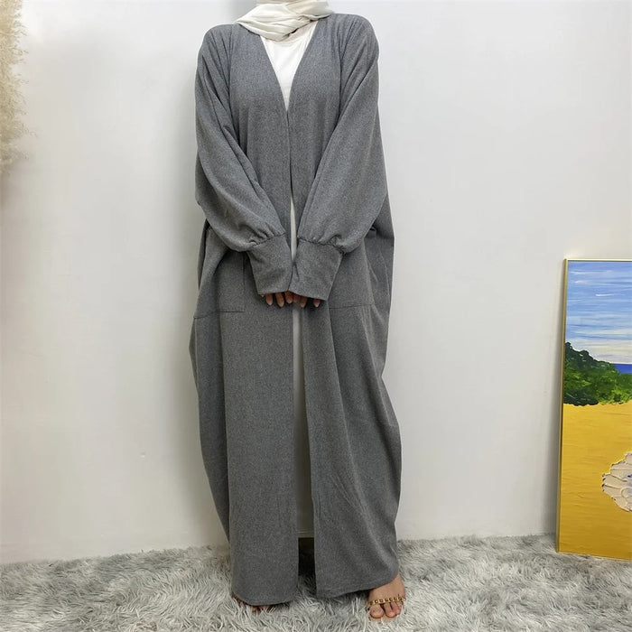 Butterfly Maxi Cardigan w/ Front Pockets