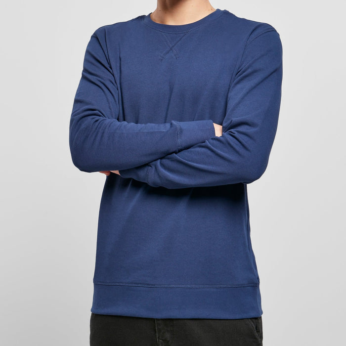 Cotton Crew Sweatshirt with Fringes