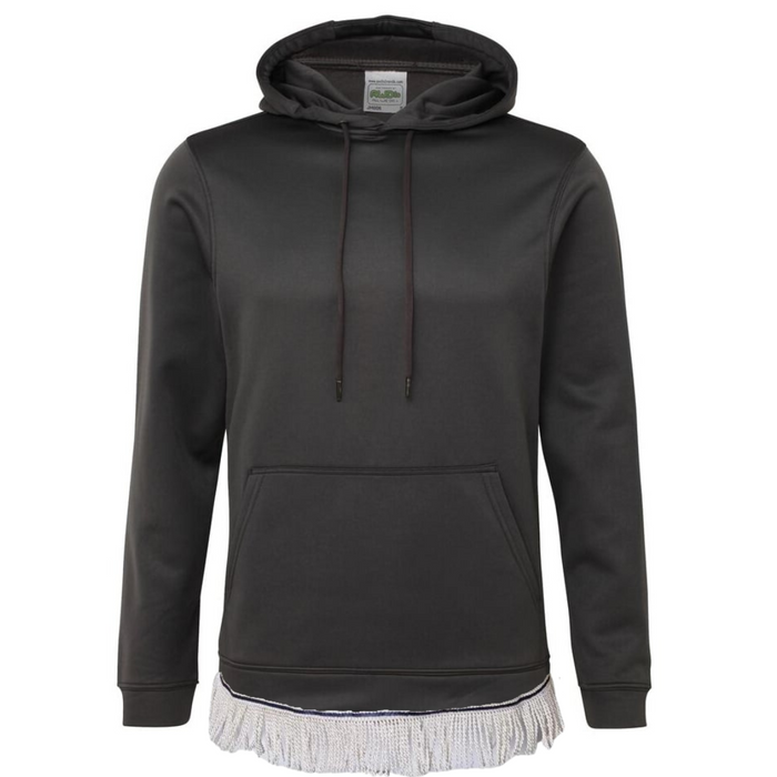 Plain Hoodie with Fringes