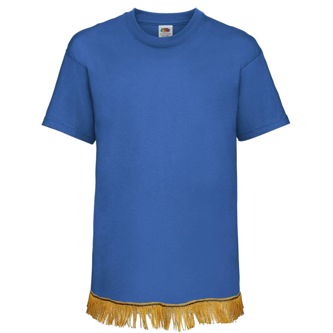 Children's Plain T-Shirt with Fringes Hebrew Israelite Children's Clothing  — Sew Royal US