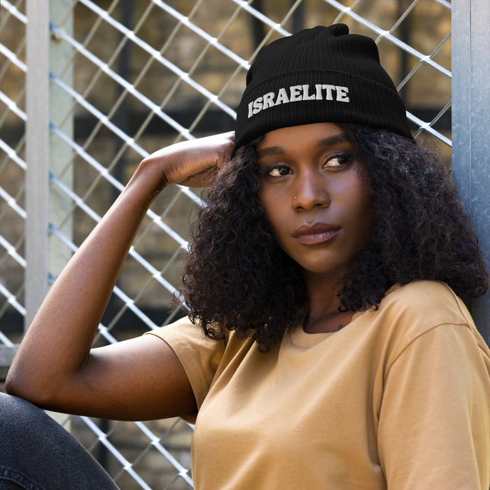 ISRAELITE Embroidered Organic Beanie