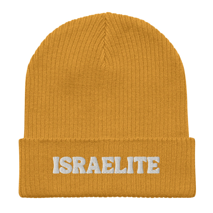 ISRAELITE Embroidered Organic Beanie