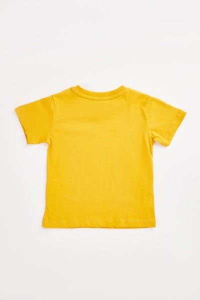 Boys Dinosaur Print Fringed T-Shirt (5 Colours)