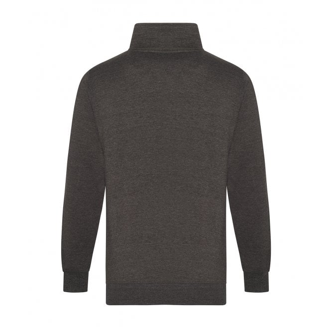 Men's 1/4 Neck Zip Sweatshirt with Fringes