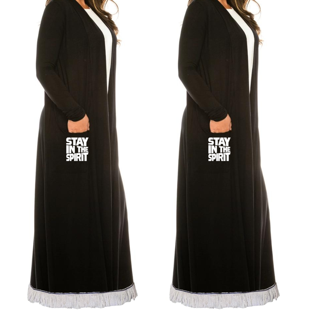 Stay in the Spirt Maxi Cardigan with Pockets (5 Colours)