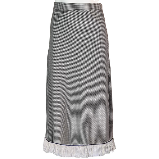 Houndstooth A-Line Midi Skirt - Free Worldwide Shipping- Sew Royal US