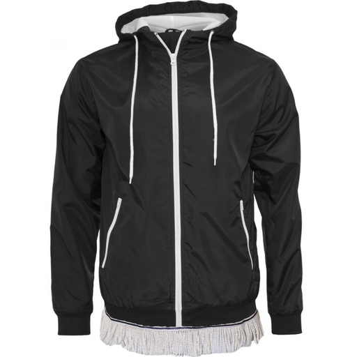 Men's Windbreaker Jacket with Fringes - Free Worldwide Shipping- Sew Royal US