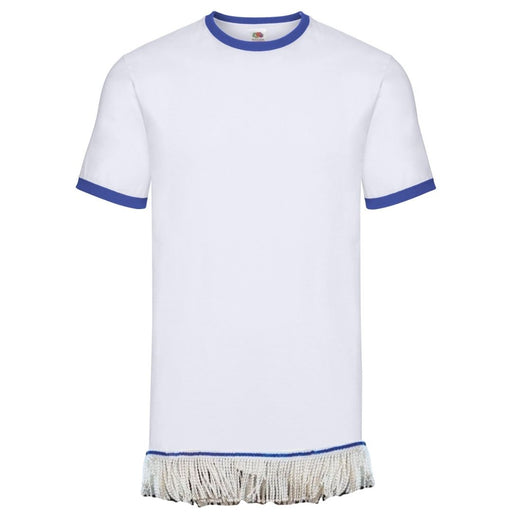 Men's Ringer Fringed T-Shirt - Free Worldwide Shipping- Sew Royal US