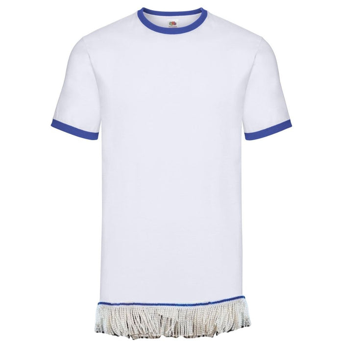 Men's Ringer Fringed T-Shirt - Free Worldwide Shipping- Sew Royal US