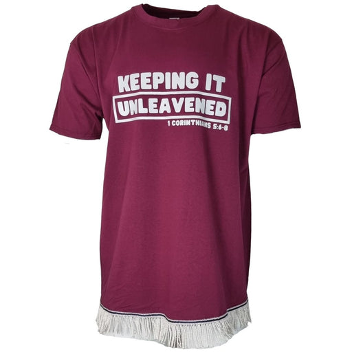 UNLEAVENED Fringed T-Shirt - Free Worldwide Shipping- Sew Royal US