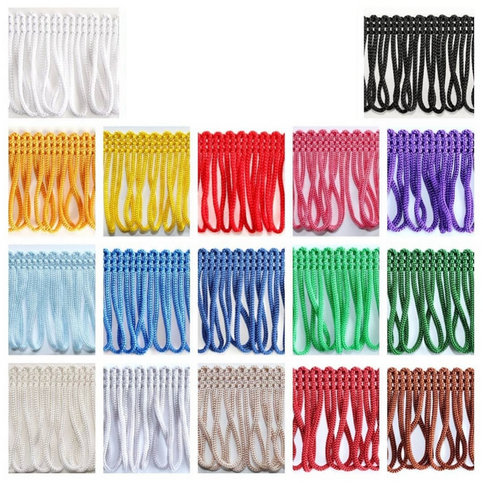 30mm Loop Fringe - Free Worldwide Shipping- Sew Royal US