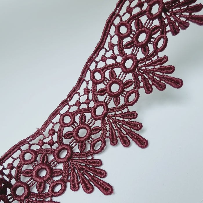 47mm Guipure Lace Fringe - Free Worldwide Shipping- Sew Royal US