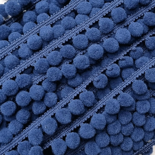 Medium Pom Pom Fringe Trim (18mm) - Free Worldwide Shipping- Sew Royal US