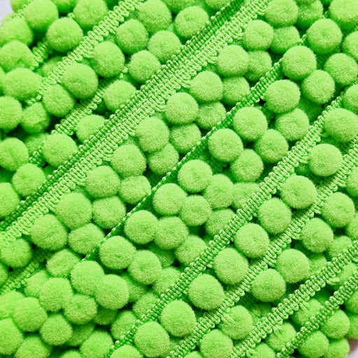 Medium Pom Pom Fringe Trim (18mm) - Free Worldwide Shipping- Sew Royal US