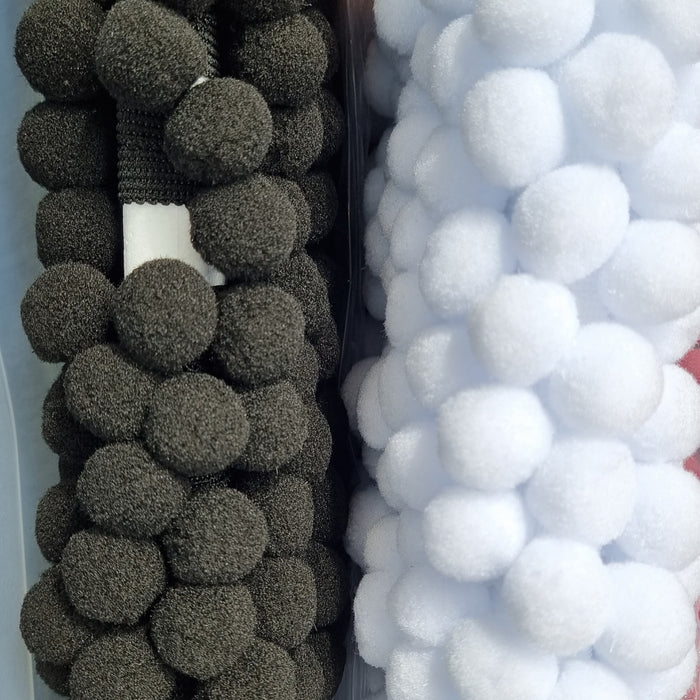 Jumbo Pom Pom Fringe Trim (35mm) - Free Worldwide Shipping- Sew Royal US