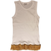 Boys White Plain Fringed Vest - Free Worldwide Shipping- Sew Royal US