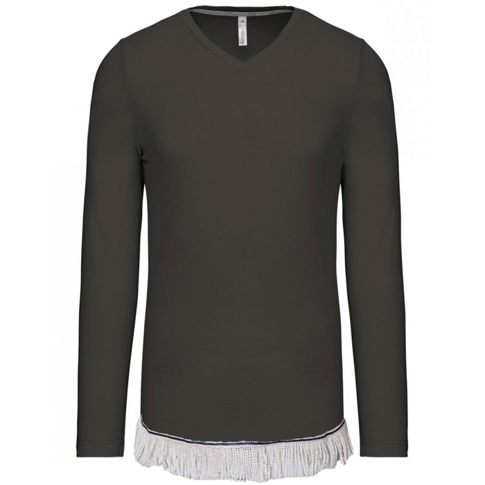 Men's Long Sleeved V-Neck - Free Worldwide Shipping- Sew Royal US