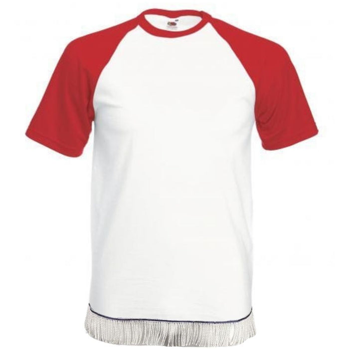 Men's Raglan Sleeve Fringed T-Shirt (5 Colours) - Free Worldwide Shipping- Sew Royal US