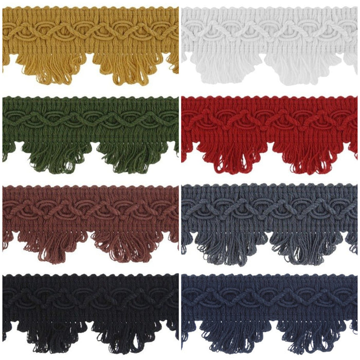 35mm Cotton Fringe - Free Worldwide Shipping- Sew Royal US