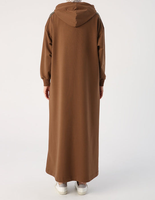 Zip Up Maxi Hoodie