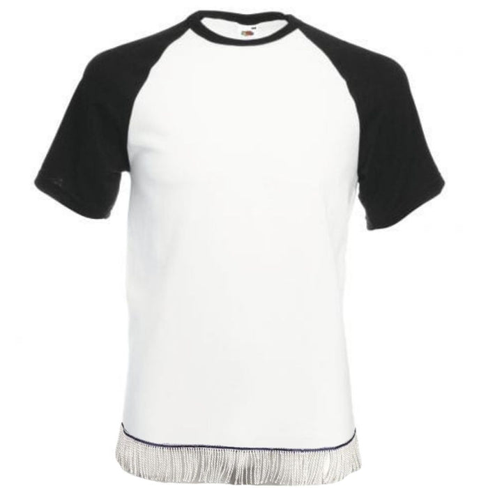 Men's Raglan Sleeve Fringed T-Shirt (5 Colours) - Free Worldwide Shipping- Sew Royal US