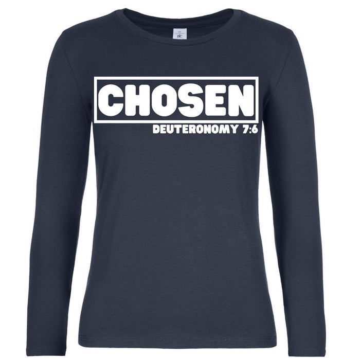 Women's Chosen Long Sleeve Fringed T-Shirt - Free Worldwide Shipping- Sew Royal US