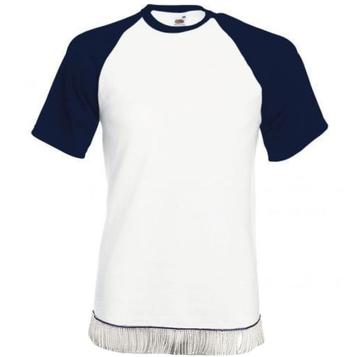 Men's Raglan Sleeve Fringed T-Shirt (5 Colours) - Free Worldwide Shipping- Sew Royal US