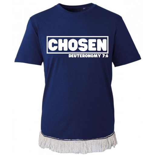 CHOSEN Fringed T-Shirt (7 Colours) - Free Worldwide Shipping- Sew Royal US
